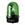 883.200.68 Werma  Rotating Beacon 883 230vAC 3:GREEN IP65 w/Halogen bulb G 6.35 35 W